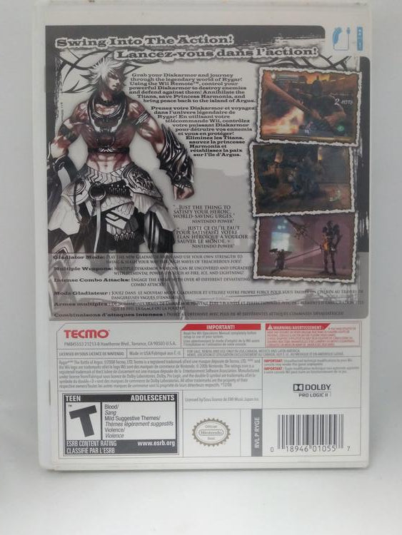 RYGAR THE BATTLE OF ARGUS (COMPLETE IN BOX) (usagé)