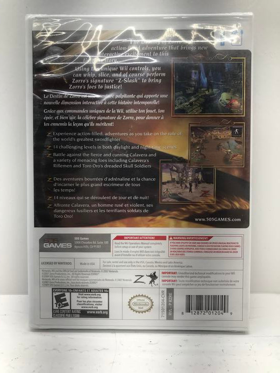 DESTINY OF ZORRO (BRAND NEW / SEALED) (usagé)