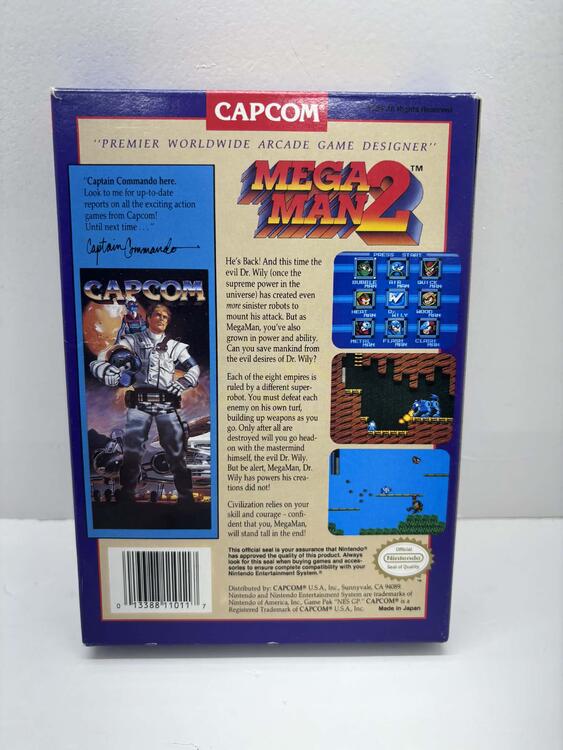 MEGA MAN 2 (COMPLETE IN BOX) (usagé)