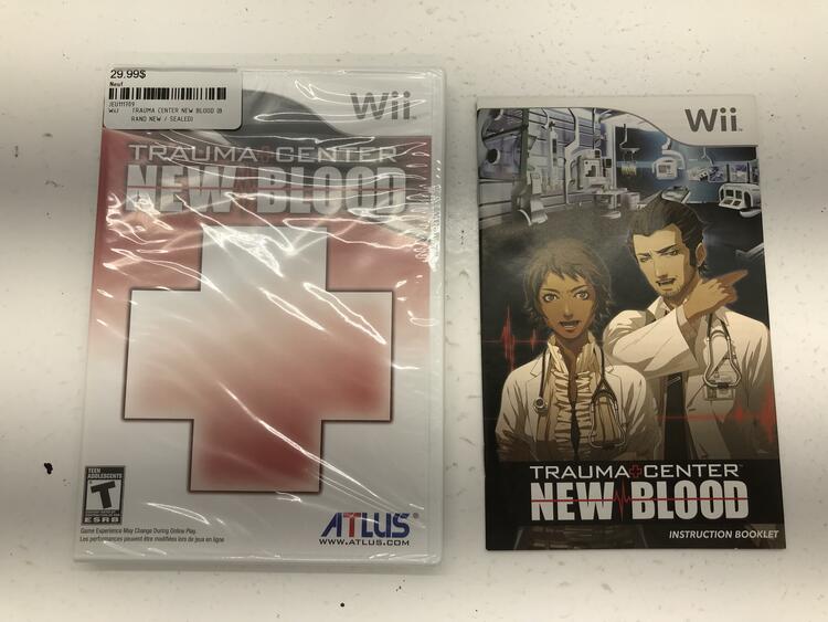 TRAUMA CENTER NEW BLOOD (BRAND NEW / SEALED)