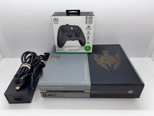 XBOX ONE CALL OF DUTY ADVANCED WARFARE EDITION - 1TB W/ 1 WIRED BLACK CONTROLLER (usagé)