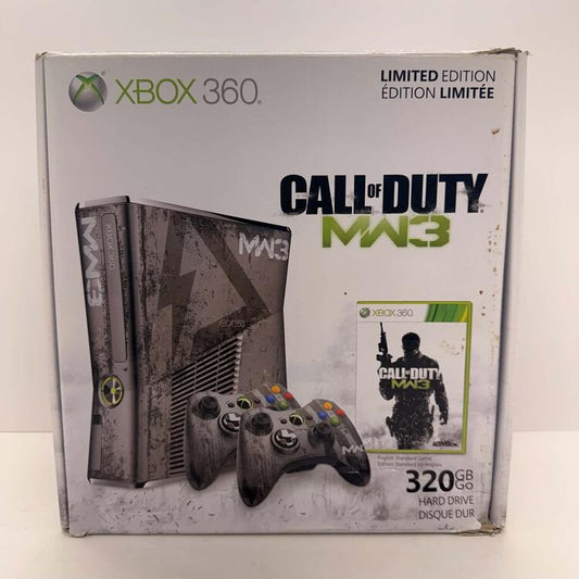 XBOX 360 MODEL 2 CALL OF DUTY MODERN WARFARE 3 LIMITED EDITION - 320GB (COMPLETE IN BOX) (usagé)