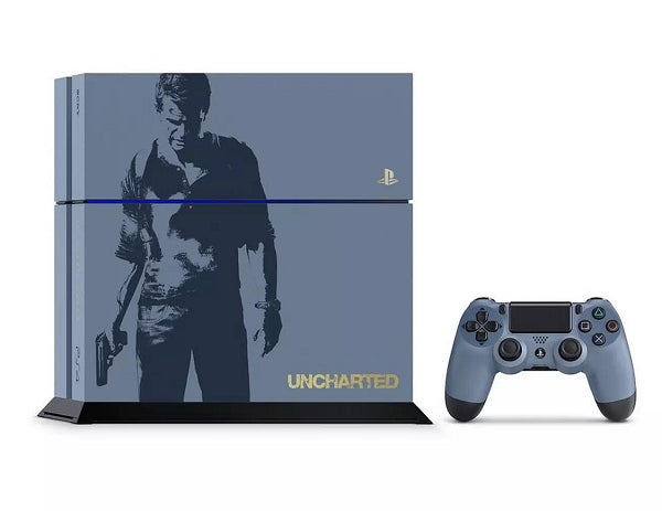 PLAYSTATION 4 UNCHARTED 4 LIMITED EDITION - 500GB (COMPLETE IN BOX / NO GAME)