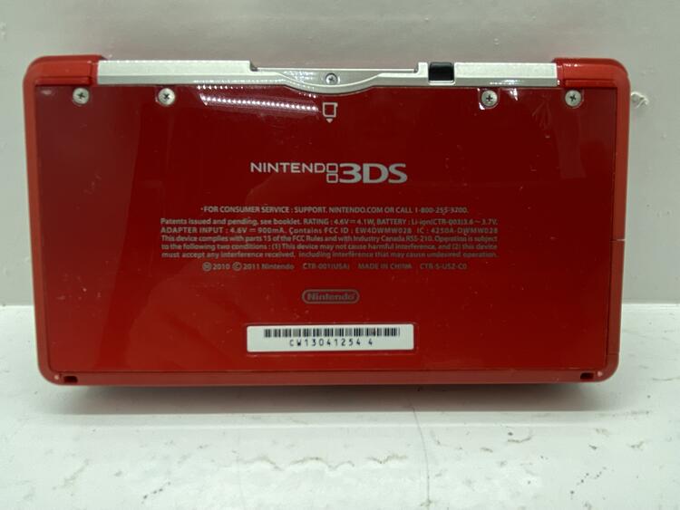 NINTENDO 3DS FLAME RED