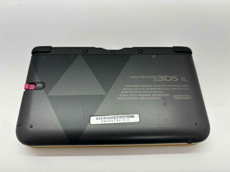 NINTENDO 3DS XL THE LEGEND OF ZELDA LINK BETWEEN WORLDS LIMITED EDITION BLACK & GOLD (NO GAME INCLUDED) (usagé)