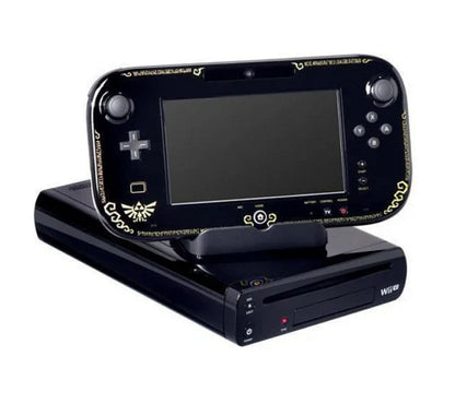 NINTENDO WIIU BLACK DELUXE - 32 GB (GAMEPAD NEW BATTERY)