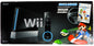 NINTENDO WII MODEL 1 BLACK MARIO KART BUNDLE (COMPLETE IN BOX) (usagé)