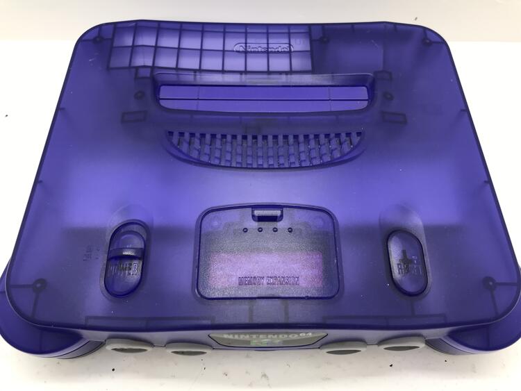 NINTENDO 64 FUNTASTIC GRAPE + 2 NINTENDO CONTROLLER