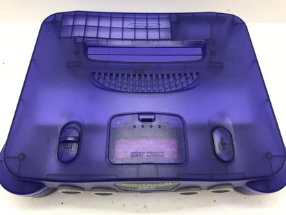 NINTENDO 64 FUNTASTIC GRAPE + 2 NINTENDO CONTROLLER