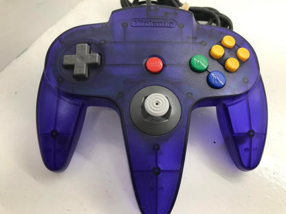 NINTENDO 64 FUNTASTIC GRAPE + 2 NINTENDO CONTROLLER
