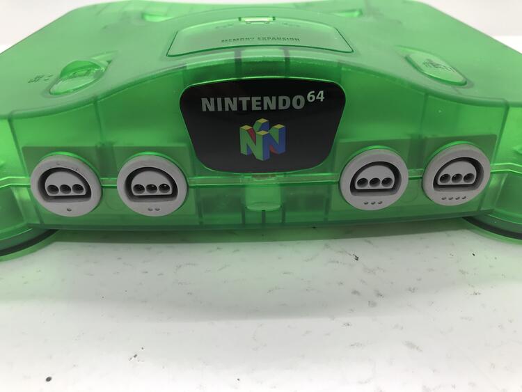 NINTENDO 64 FUNTASTIC JUNGLE GREEN + 1 CONTROLLER