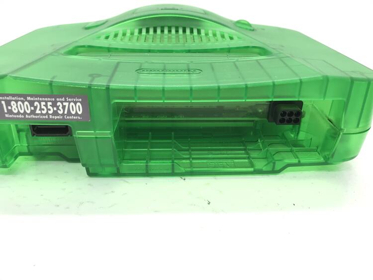 NINTENDO 64 FUNTASTIC JUNGLE GREEN + 1 CONTROLLER