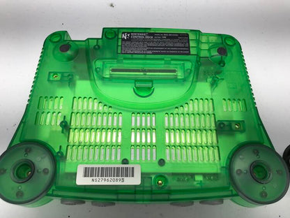 NINTENDO 64 FUNTASTIC JUNGLE GREEN + 1 CONTROLLER