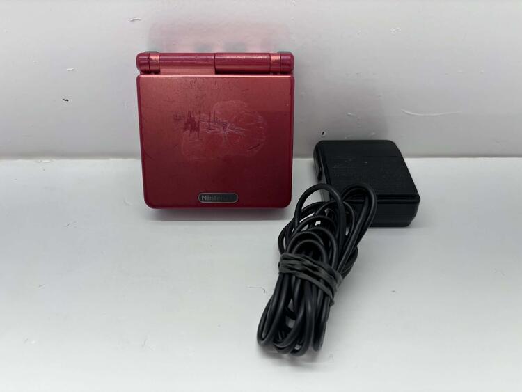GAMEBOY ADVANCE SP RED FLAME (AGS-001) ** DAMAGED