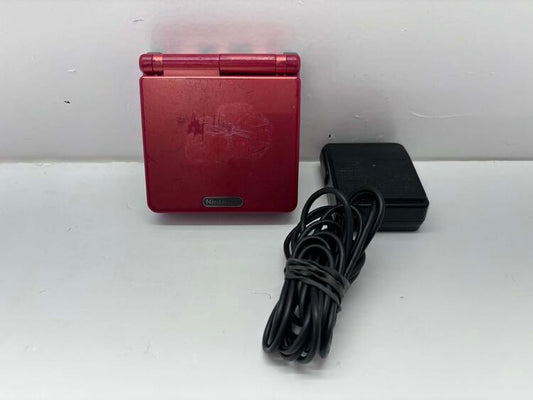 GAMEBOY ADVANCE SP RED FLAME (AGS-001) ** DAMAGED (usagé)