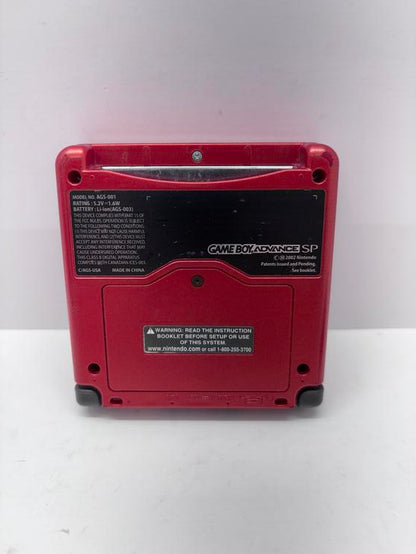 GAMEBOY ADVANCE SP RED FLAME (AGS-001) (usagé)
