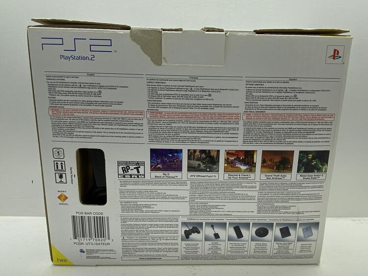 PLAYSTATION 2 MODEL 2 BLACK