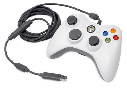 CONTROLLER WIRED WHITE MICROSOFT (XBOX 360)