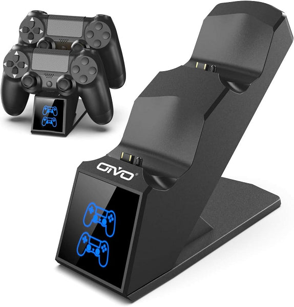 CHARGE DOCK STATION FOR 2 CONTROLLERS (PS4) (usagé)