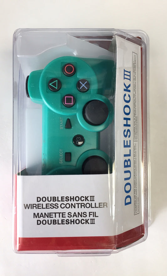 CONTROLLER WIRELESS GREEN JOBBER (PS3) (usagé)