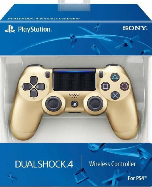 CONTROLLER GOLD SONY + CABLE (PS4) (usagé)
