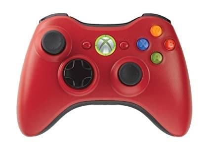 CONTROLLER WIRELESS RED MICROSOFT (XBOX 360) (usagé)