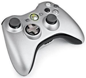CONTROLLER WIRELESS SILVER MICROSOFT (XBOX 360) (usagé)