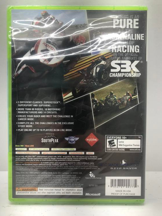 SBK X SUPERBIKE WORLD CHAMPIONSHIP (BRAND NEW / SEALED) (usagé)