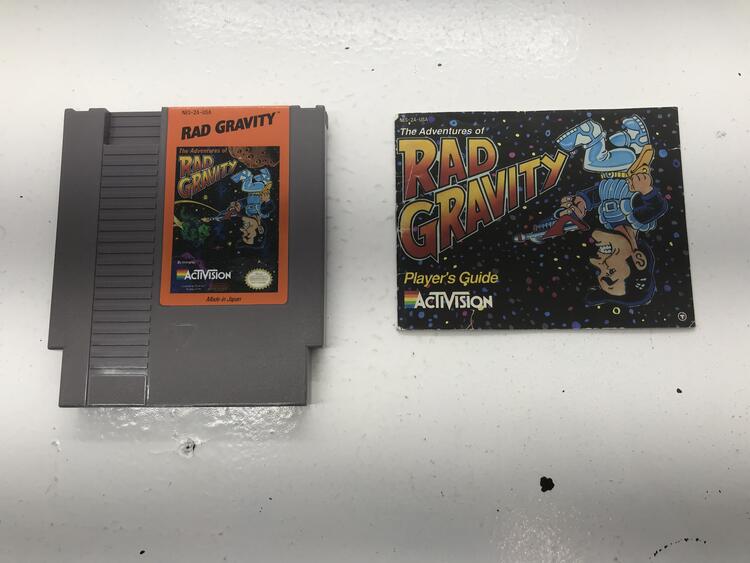 ADVENTURE OF RAD GRAVITY (WITH MANUAL) (usagé)