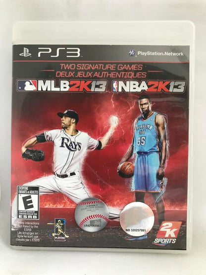 2K SPORTS COMBO PACK MLB 2K13 / NBA 2K13 (COMPLETE IN BOX) (usagé)