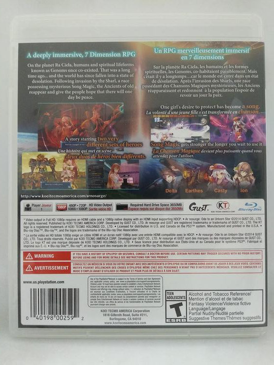 AR NOSURGE ODE TO AN UNBORN STAR (COMPLETE IN BOX) (usagé)
