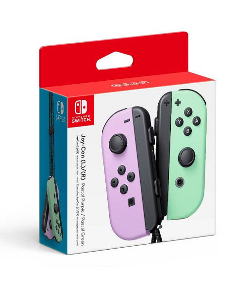 JOY CON CONTROLLER 2 PACK PASTEL PURPLE & GREEN (SWITCH)