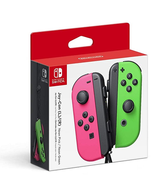 JOY CON CONTROLLER 2 PACK GREEN & PINK (SWITCH) (usagé)