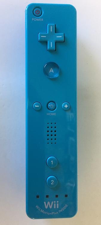 CONTROLLER REMOTE PLUS BLUE NINTENDO (Wii) (usagé)