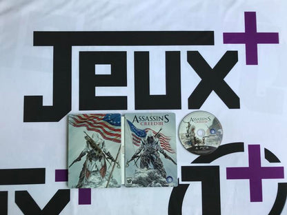 ASSASSIN'S CREED III STEELBOOK CASE (WITH BOX) (usagé)