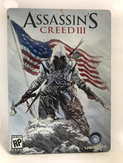 ASSASSIN'S CREED III STEELBOOK CASE (WITH BOX) (usagé)