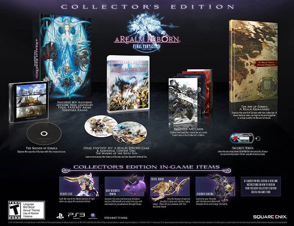 FINAL FANTASY XIV A REALM REBORN COLLECTOR'S EDITION (COMPLETE IN BOX)