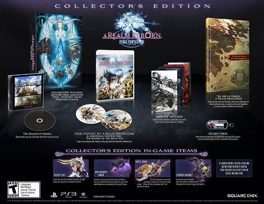 FINAL FANTASY XIV A REALM REBORN COLLECTOR'S EDITION (COMPLETE IN BOX) (usagé)