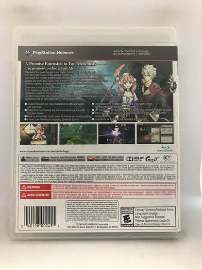 ATELIER ESCHA AND LOGY ALCHEMISTS OF THE DUSK SKY (COMPLETE IN BOX) (usagé)