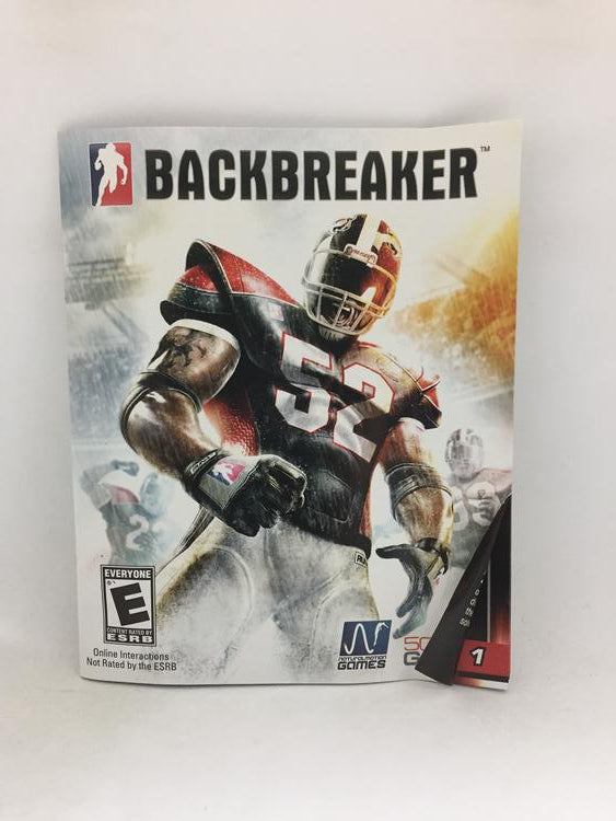 BACKBREAKER FOOTBALL (COMPLETE IN BOX) (usagé)