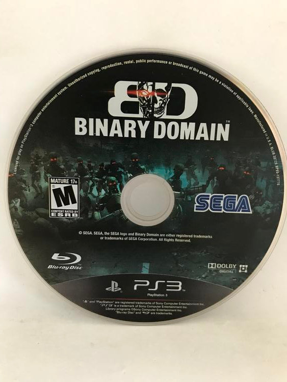 BINARY DOMAIN (CD ONLY) (usagé)