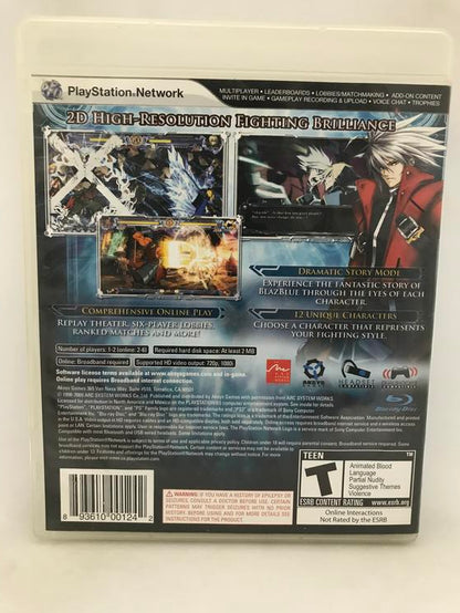 BLAZBLUE CALAMITY TRIGGER (COMPLETE IN BOX) (usagé)