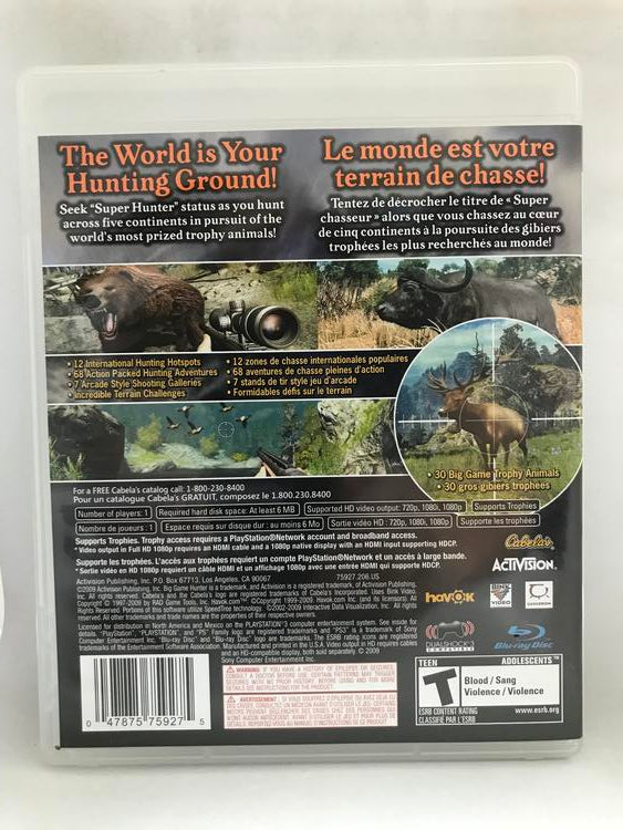 CABELA'S BIG GAME HUNTER 2010 (COMPLETE IN BOX) (usagé)