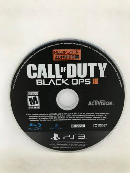 CALL OF DUTY BLACK OPS III FRENCH (WITH BOX) (usagé)