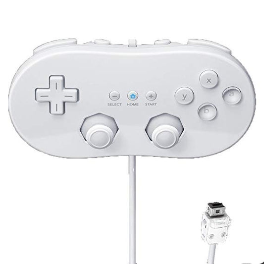 CONTROLLER CLASSIC WHITE NINTENDO (Wii) (usagé)