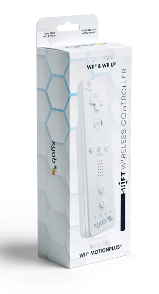 CONTROLLER REMOTE WHITE + MOTION PLUS JOBBER (Wii) (usagé)