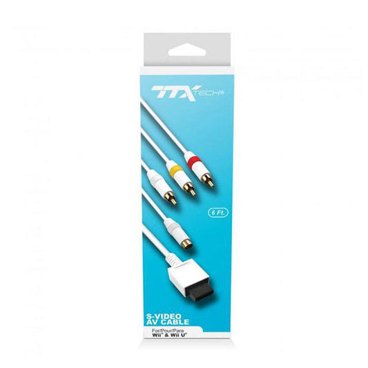 AV CABLE & S-VIDEO JOBBER (Wii / WiiU) (usagé)