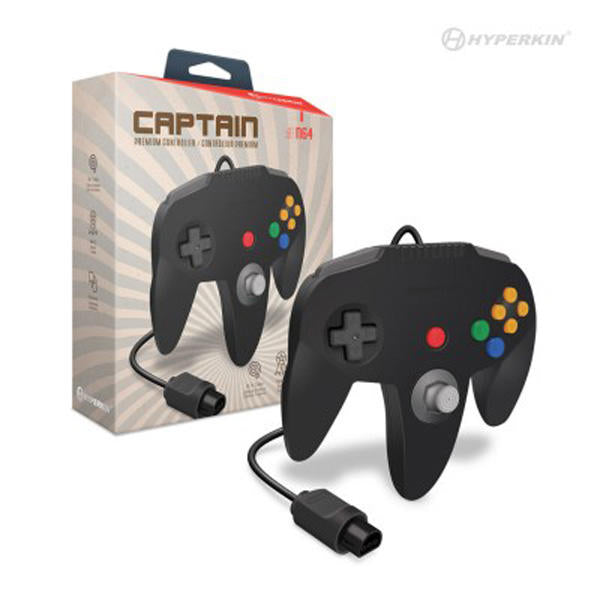 CONTROLLER BLACK JOBBER (N64) (usagé)