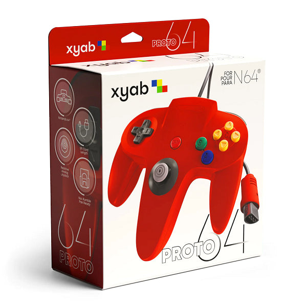 CONTROLLER RED XYAB (N64) (usagé)