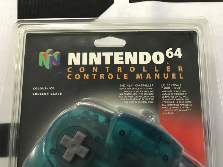 CONTROLLER ICE BLUE NINTENDO (N64) (usagé)
